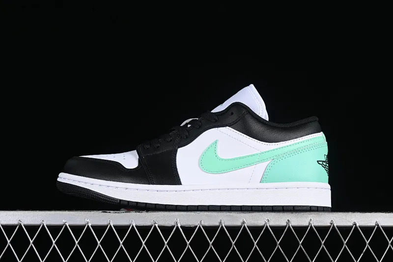 All categories Air Jordan Jordan series basketball shoes Air Jordan 1 Low G version pure original Air Jordan 1 Low AJ1 Joe 1 mint black and green low-top cultural basketball shoes 553558-131